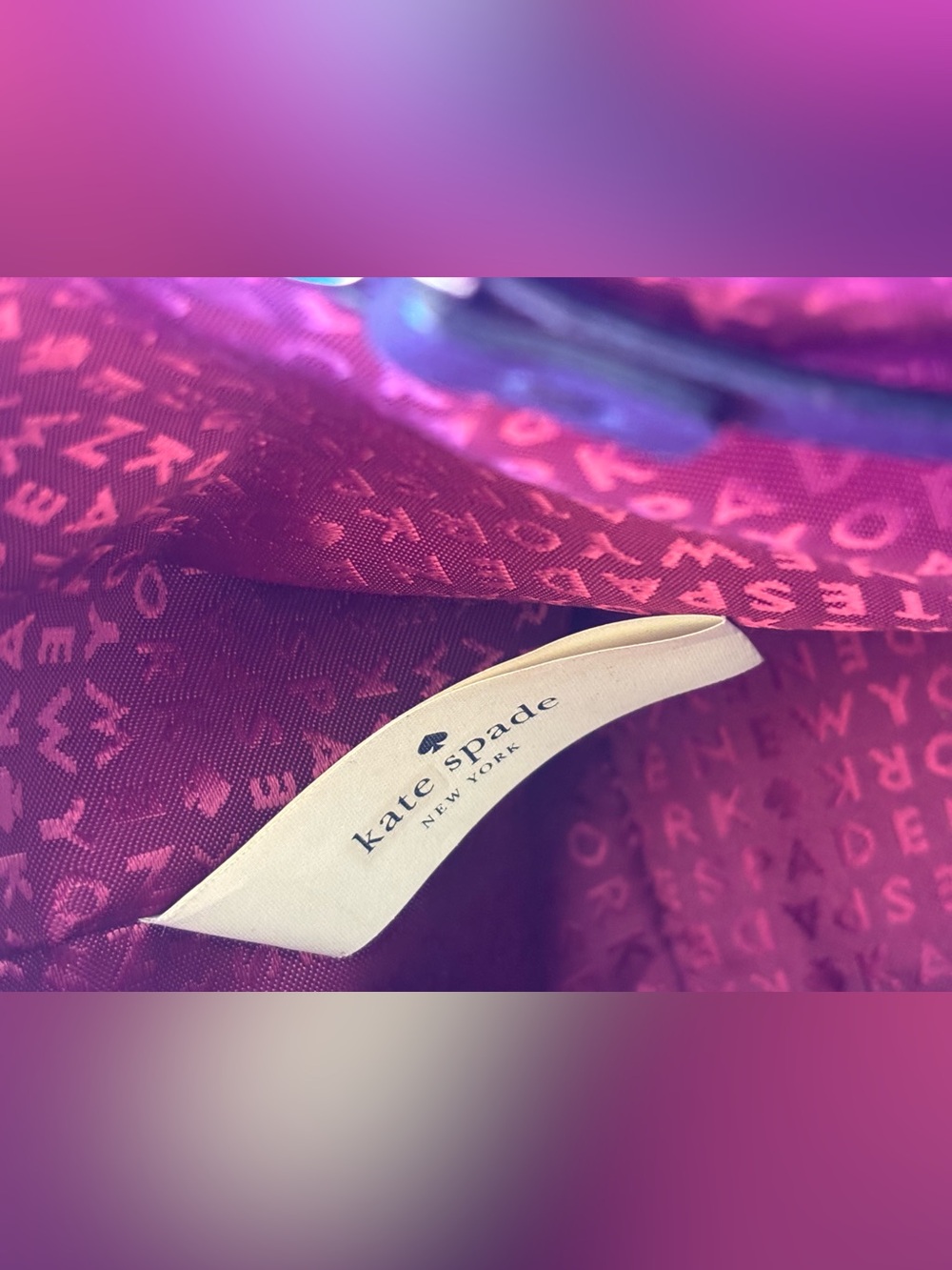 kate spade Plum Leather Top-Handle Satchel with Matching Wallet - Picture 9 of 14